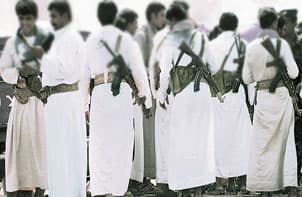 رجال قبائل يمنيون يفرجون عن رهائن المان