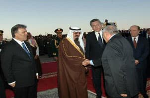 خادم الحرمين الشريفين يستقبل الرئيس التركي