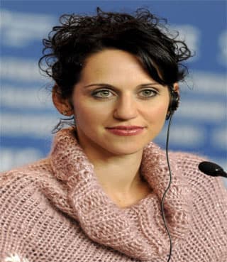 الممثلة ليونور سفاركس خلال مشاركتها في مهرجان برلين السينمائي.