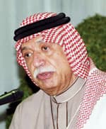 إبراهيم مفتاح بحاضر اليوم في إثنينية خوجة