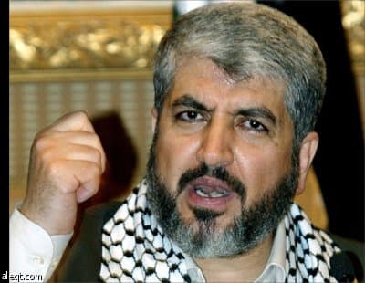 خالد  مشعل .. لا تهدئة مع اسرائيل إلا مقابل رفع الحصار