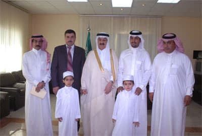 استقبل محمد بن فهد بن سويلم أمير منطقة نجران المكلف في مكتبه في الأمارة كل من محمد بن سالم آل منجم ويوسف أحمد جوجا اللذين حدث تب