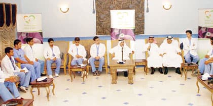 200طالب وطالبة  يطلقون حملة "ومن أحياها" للتبرع بالأعضاء