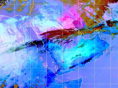 الغبار والعوالق الترابية والأمطار عنوان طقس اليوم