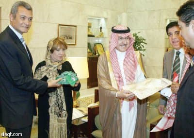 الأمير سطام يستقبل رئيسة لجنة الصداقة البرلمانية السعودية - المكسيكية