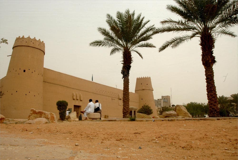 قصر المصمك التاريخي (1865م) في الرياض.