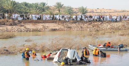 العثور على جثة الرعوجي غريق وادي الرمة