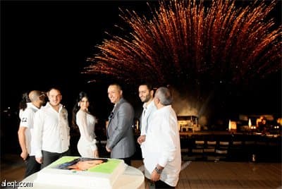 المغنية هيفاء وهبي تقيم حفلة بمناسبة توقيع العقد الجديد مع شركة روتانا للإنتاج العربي في منتجع الجية مارينا
في بيروت.