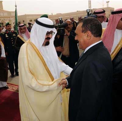 الرئيس اليمني يغادر إلى جدة بعد مباحثات مع خادم الحرمين الشريفين