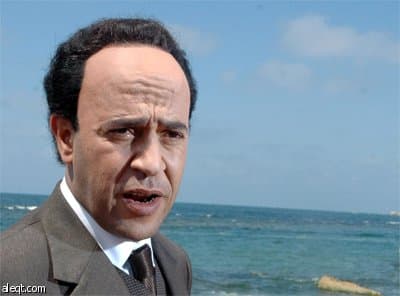 الفنانة المصرية رانيا فريد شوقي في أحد مشاهد المسلسل التلفزيوني الجديد "أبو ضحكة جنان" الذي يتم تصويره في القاهرة.