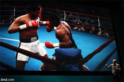 شركة(E3)  للألعاب تعقد مؤتمر صحفي خلال افتتاح معرض الترفيه الإلكتروني  في لوس أنجلس.