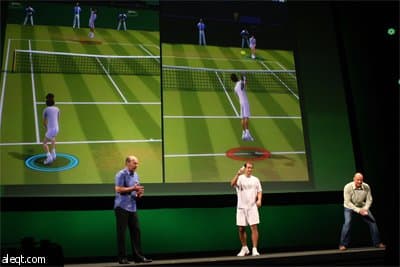 شركة(E3)  للألعاب تعقد مؤتمر صحفي خلال افتتاح معرض الترفيه الإلكتروني  في لوس أنجلس.