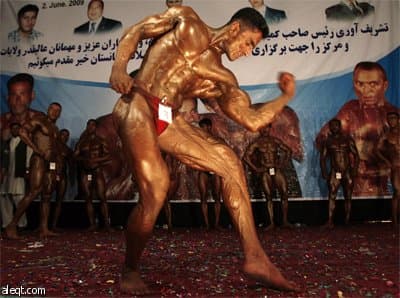 تمثل رياضة كمال الأجسام الحضور الأفغاني في المسابقات الخارجية الدولية.