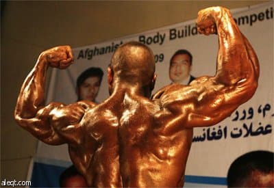 تمثل رياضة كمال الأجسام الحضور الأفغاني في المسابقات الخارجية الدولية.