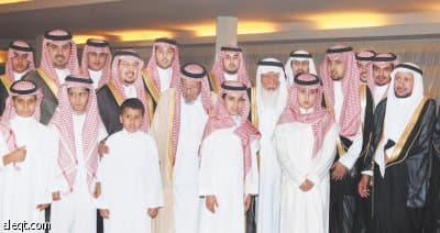 السبيعي والسلامة يزفان عبد الإله