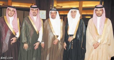 السبيعي والسلامة يزفان عبد الإله