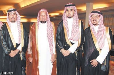 السبيعي والسلامة يزفان عبد الإله