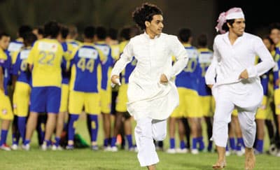 20 مشجعا يقتحمون مران النصر لعيون السهلاوي وسعد