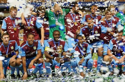 كأس السلام: استون فيلا يتفوق على يوفنتوس بركلات الترجيح ويتوج بطلاً