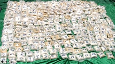 الداخلية تحمي الوطن من سموم  3 ملايين قرص كبتاجون و 3 أطنان من الحشيش و10 كيلو من الهيروين
