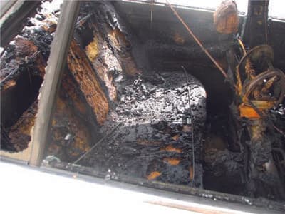 من الجهراء إلى نجران.. سيدة تحرق سيارة طليقها وتتوعد منزله!