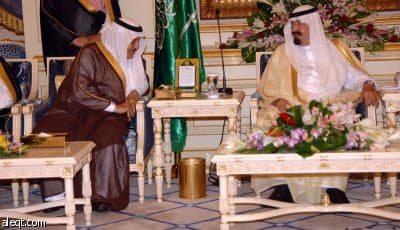 الملك يستقبل الأمراء والوزراء وكبار المسؤولين والعلماء والمواطنين