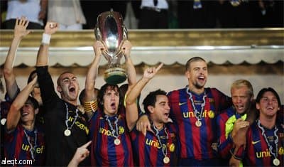 برشلونة يضيف لقب كأس السوبر الأوروبية إلى خزائنه