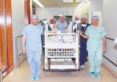 نجاح فصل توأم «طفيلي» سعودي في مدينة الملك عبد العزيز الطبية