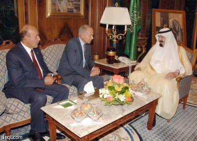 خادم الحرمين الشريفين يتلقى رسالة من الرئيس مبارك