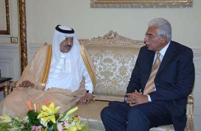 النائب الثاني التقى نظيف..واستقبل وزير الخارجية المصري وعمرو موسى