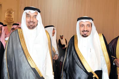 أسرتا الحكير والكريديس تحتفلان ببدر