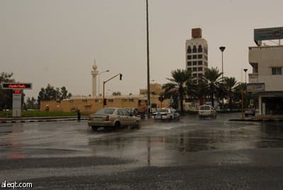 الشمال السعودي يستبشر بأول سقيا الرحمة