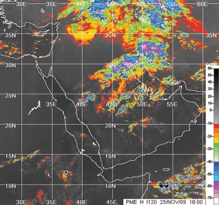 مصلحة الأرصاد: الأمطار مستمرة اليوم وغدا على أغلبية المناطق