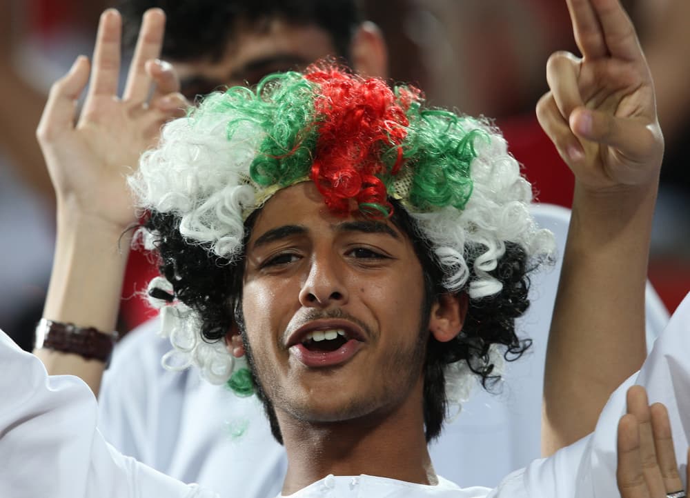 جماهير إماراتية تحضر بكثافة لمساندة الأهلي الإماراتي الذي سيقابل نادي أوكلاند سيتي في افتتاح كأس العالم للأندية المقام على ملعب 