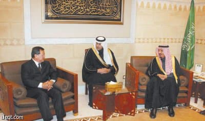 الأمير سلمان يستقبل رئيس مجلس النواب السنغافوري