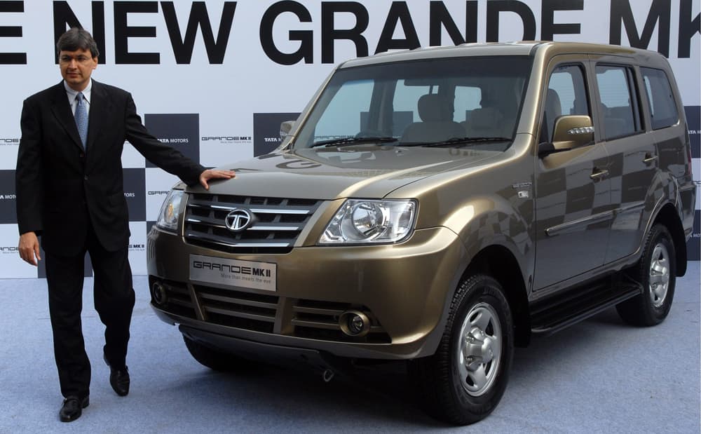تاتا موتورز الهندية تكشف النقاب عن السيارة  The Grande Mark II في مومباي بسعر يبدأ بـ9،366.06 يورو.