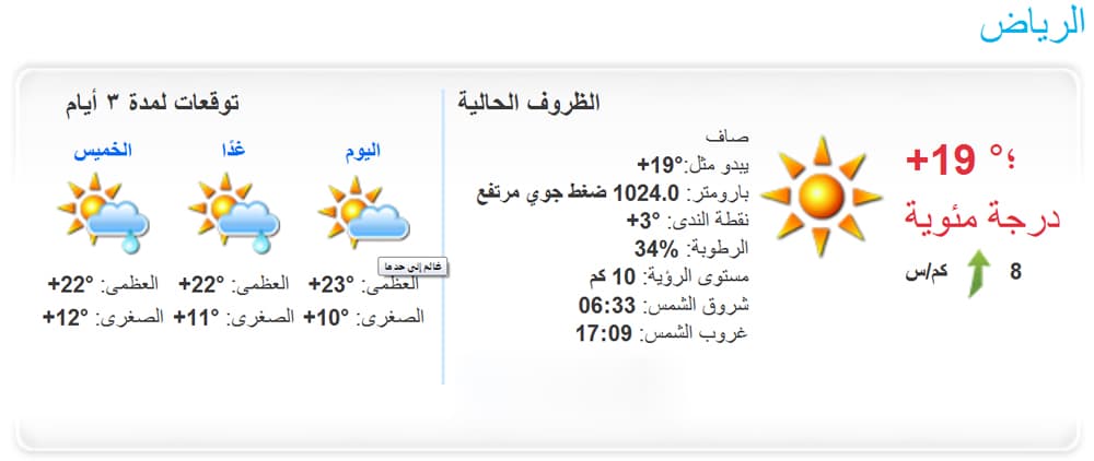 أمطار رعدية على شمال وغرب المملكة