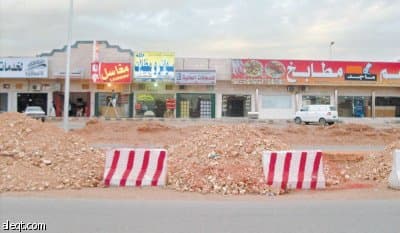 الحفريات تهوي بمبيعات محال تجارية 50%