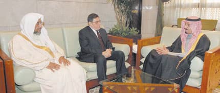 الأمير سلمان يستقبل النائب العام المصري