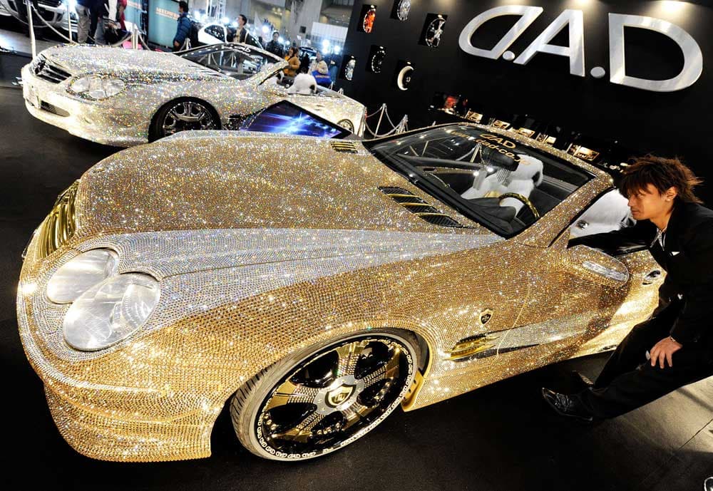 مرسيدس فئة SL600 معدلة في معرض طوكيو للسيارات