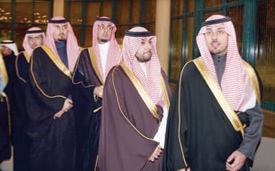 زواج الأمير تركي بن عبد الله من كريمة الأمير خالد بن سلطان