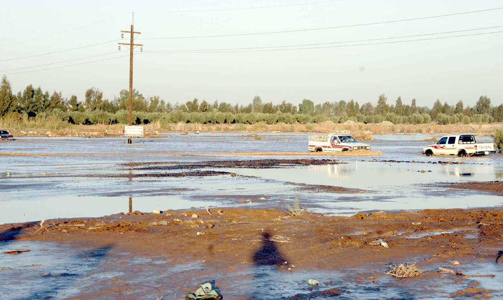 أكدت إدارة الدفاع المدني في منطقة تبوك على المواطنين ومستخدمي الطرق التي يمر بها مجرى وادي ضبعان جنوب مدينة تبوك توخي الحيطة وال