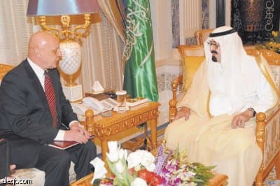 خادم الحرمين يستقبل مسؤولا روسيا .. ويتسلم رسالة من ملك الأردن