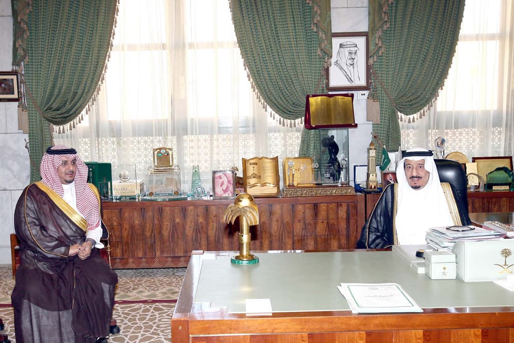 الأمير سلمان يستقبل نائب رئيس نادي الهلال وأعضاء ولاعبي النادي