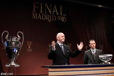 سحب قرعتي الدور ربع النهائي لدوري أبطال أوروبا والدوري الأوروبي في نيون السويسرية