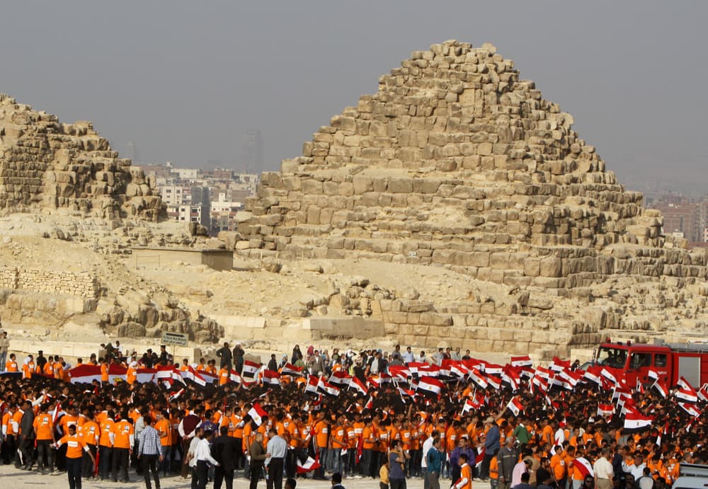 5000 طفل مصري يسجلون رقما قياسيا لبلادهم في موسوعة جينيس
