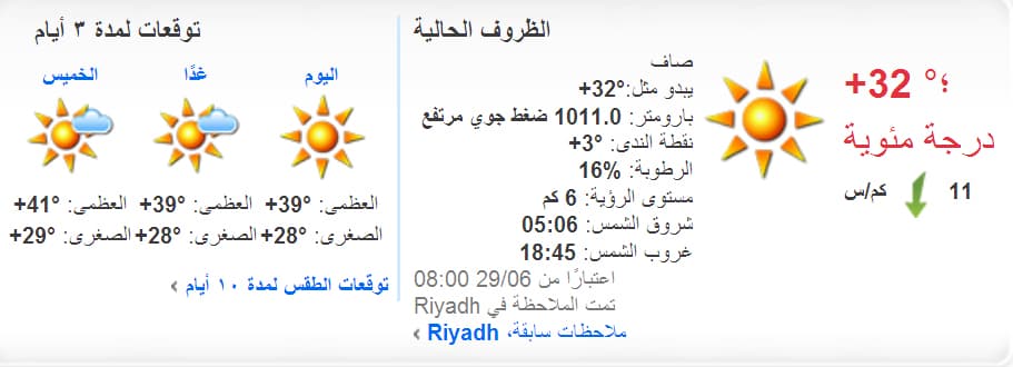 استمرار نشاط الرياح السطحية على شرق المملكة وأجزاء من غربها