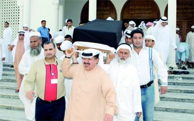 تشييع الفنانة العراقية رباب في الإمارات