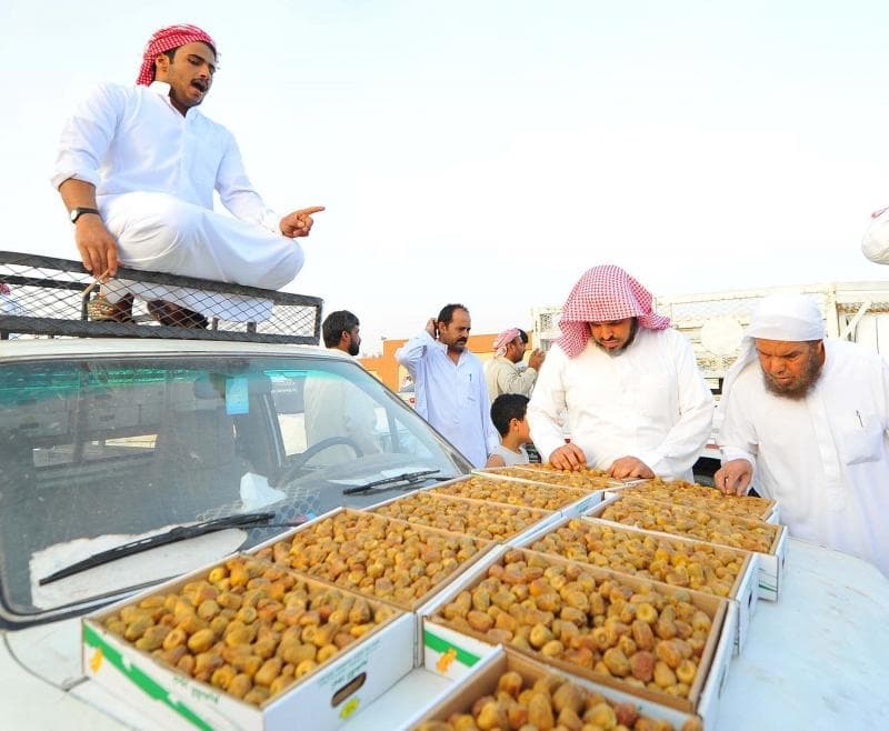 مبيعات التمور تصل إلى 25 مليون ريال يوميا في مهرجان بريدة
