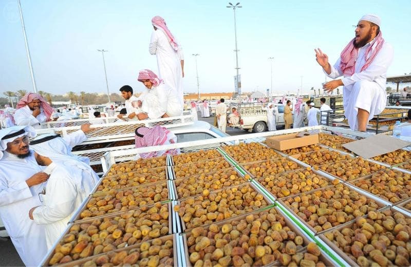 مبيعات التمور تصل إلى 25 مليون ريال يوميا في مهرجان بريدة